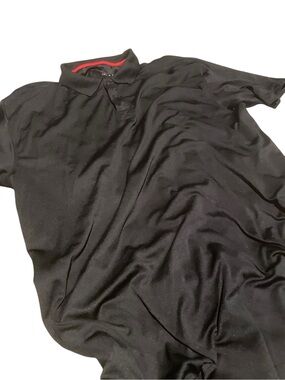 PBX Pro  Black Polo Shirt with Red Collar Trim XXL